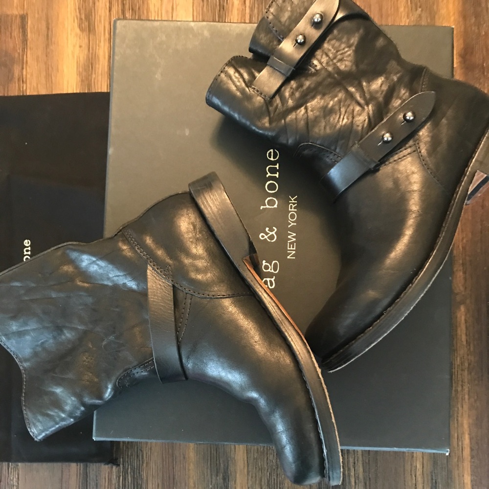 rag & bone MOTO BOOT size US 7 women's in black